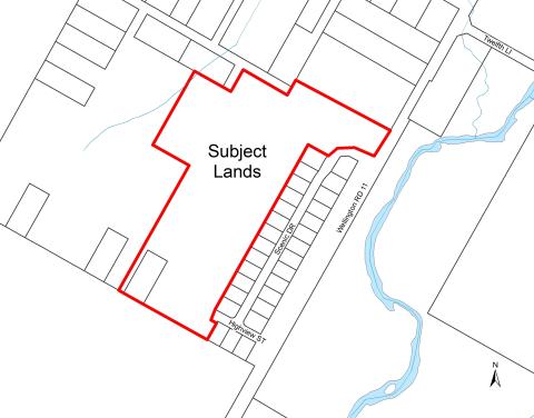 Riverview Heights Subject Lands Map