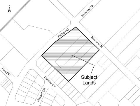 subject lands map
