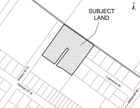 Subject land map