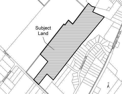 Homes in the Hills Subvision-Subject Land Map