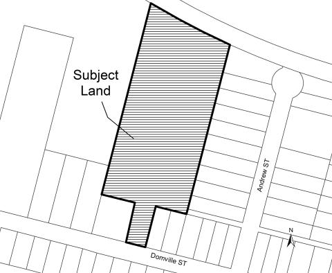 940749 Ontario Limited Subdivision-Subject Land Map