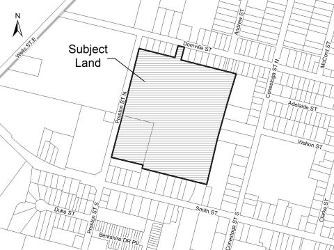 Cachet Developments-Subject Land Map