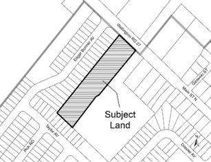 Subject land map