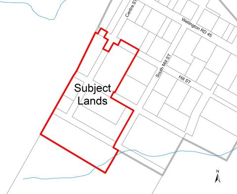 Glen Allan Subdivision-Subject lands map