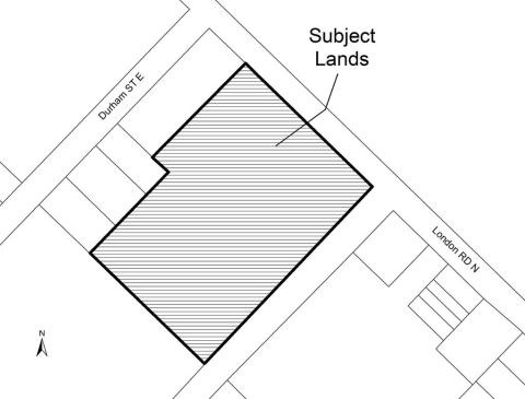 2574574 Ontario Inc. Subdivision-subject map