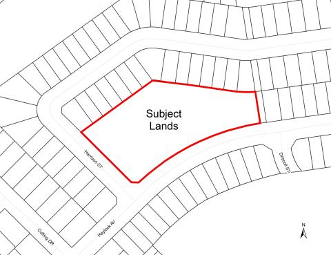 Subject lands map