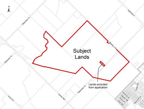 Subject Lands Map